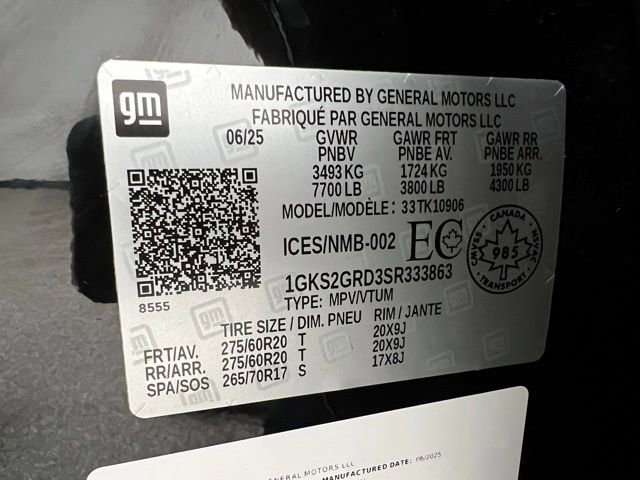 Used 2025 GMC Yukon XL Elevation w/ LPO, Get Active Package AWD/4WD image 59