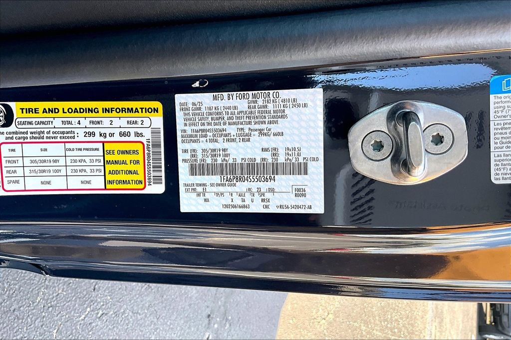 New 2025 Ford Mustang Dark Horse w/ Dark Horse Handlin Package image 13