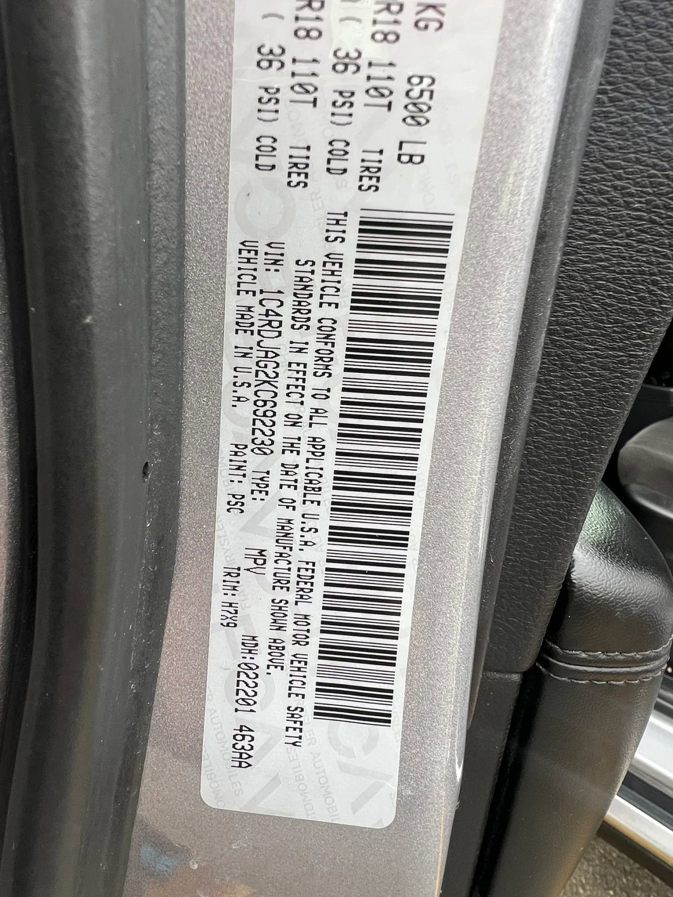 Used 2019 Dodge Durango SXT w/ 3rd Row Seating Group AWD/4WD image 31