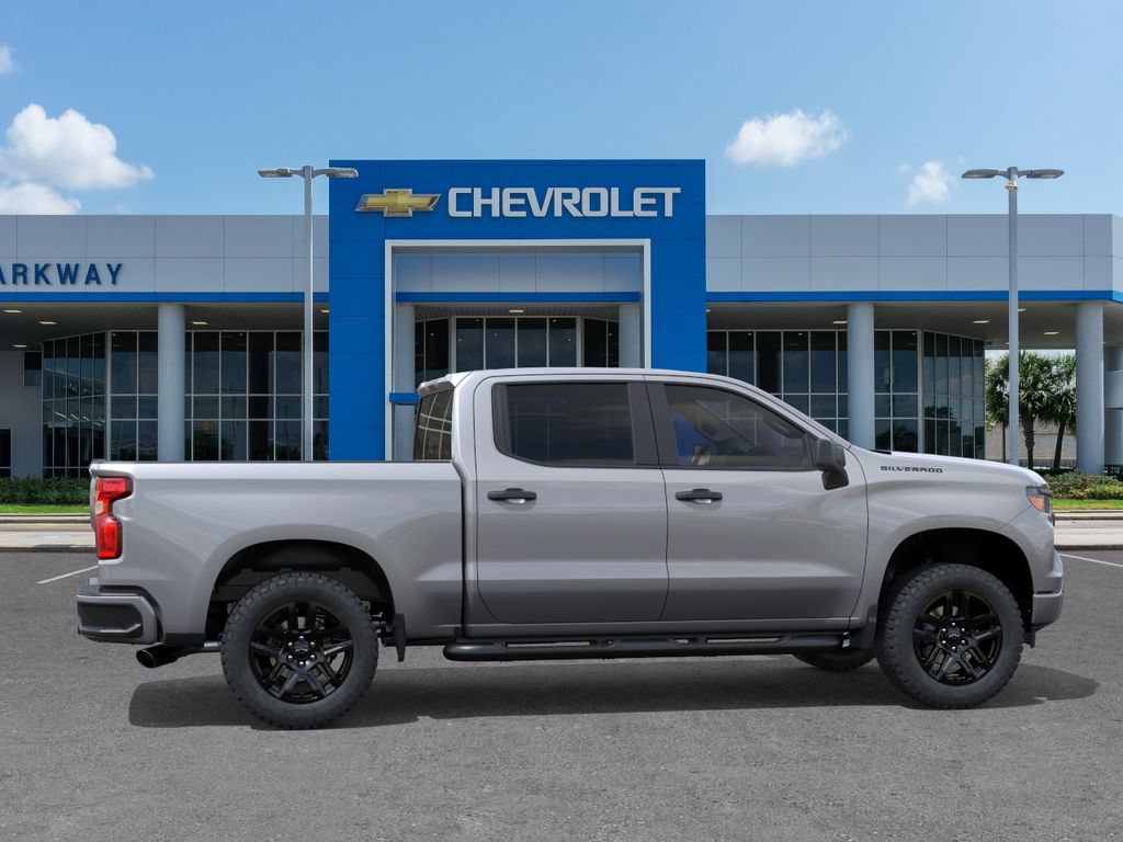 New 2026 Chevrolet Silverado 1500 Custom w/ Turbomax Blackout Package RWD image 5