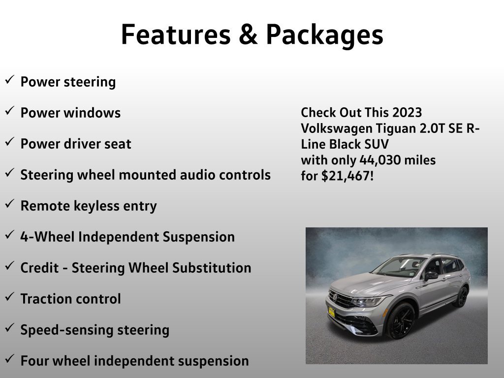 Used 2023 Volkswagen Tiguan SE R-Line AWD/4WD image 8