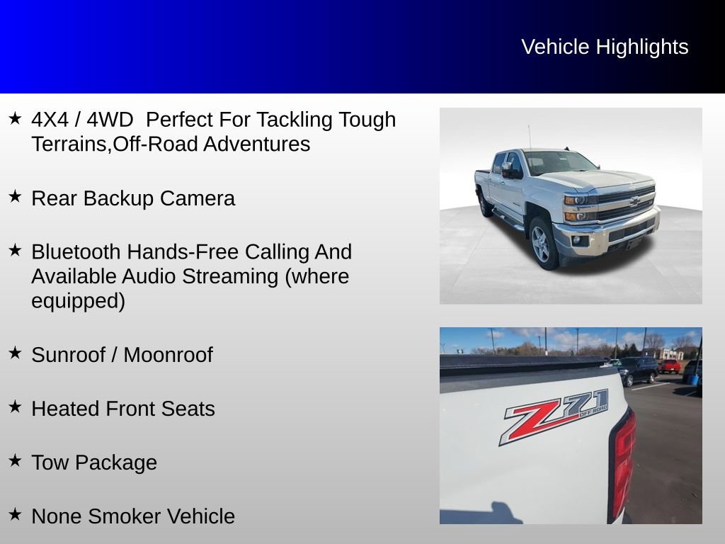 Used 2016 Chevrolet Silverado 2500 LTZ image 4
