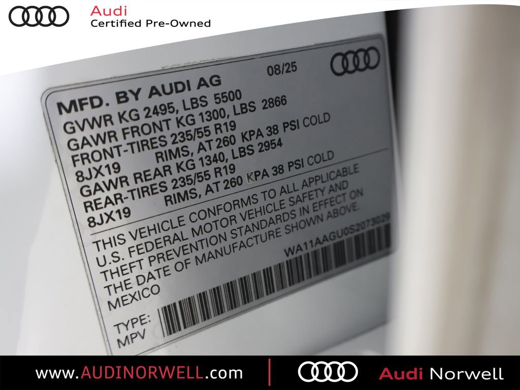 Certified 2025 Audi Q5 Premium w/ Convenience Package AWD/4WD image 3