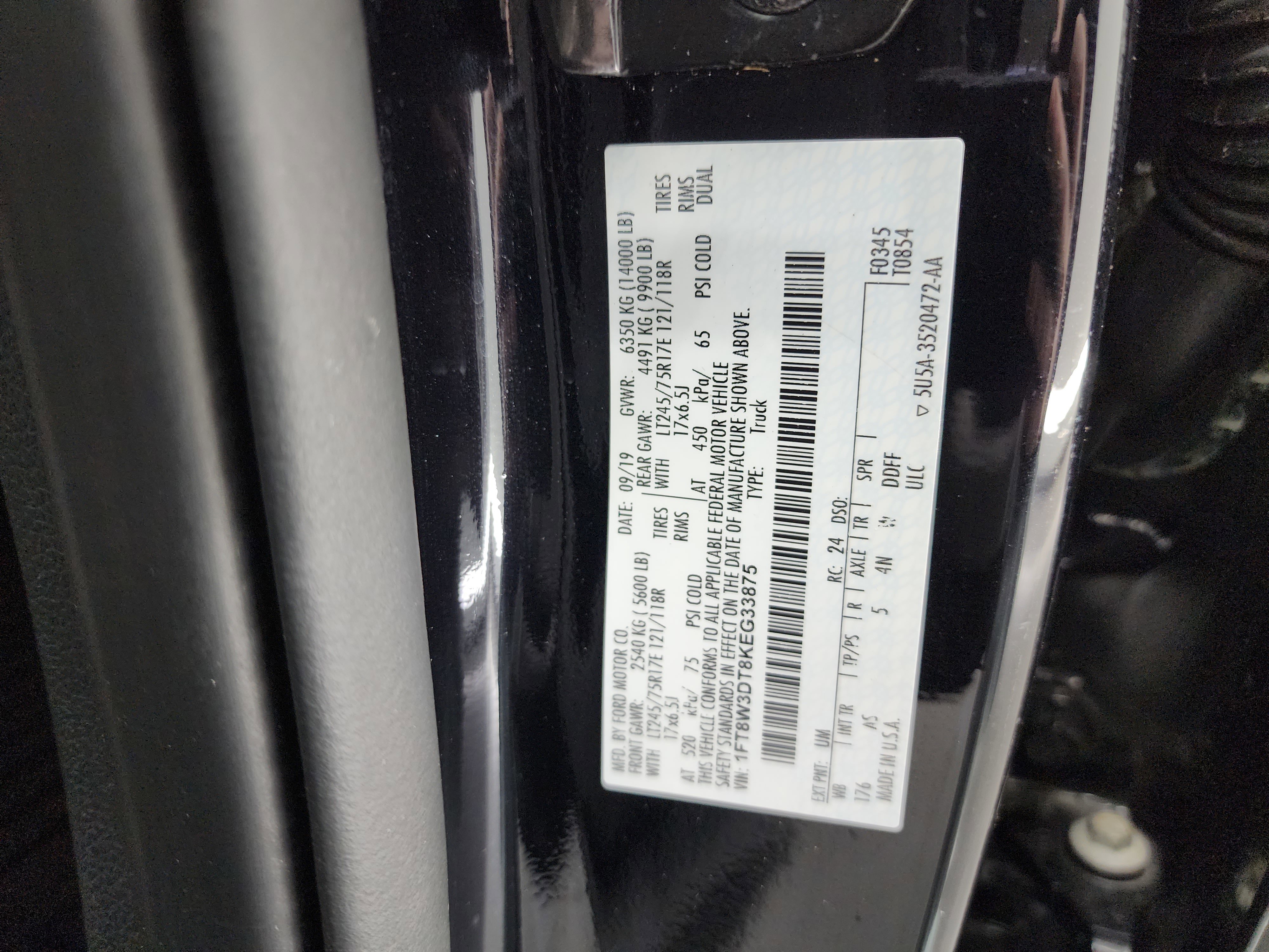 Used 2019 Ford F350 XL w/ STX Appearance Package image 60