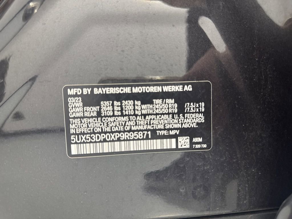 Certified 2023 BMW X3 xDrive30i w/ Premium Package image 11