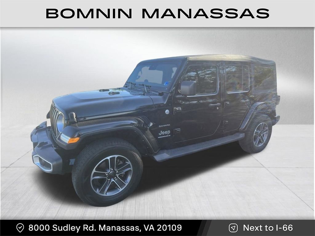 Used 2023 Jeep Wrangler Unlimited Sahara w/ LED Lighting Group AWD/4WD image 1