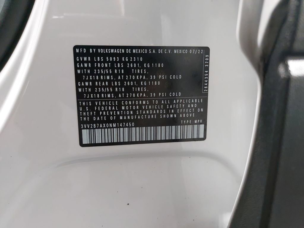 Used 2022 Volkswagen Tiguan SE image 36