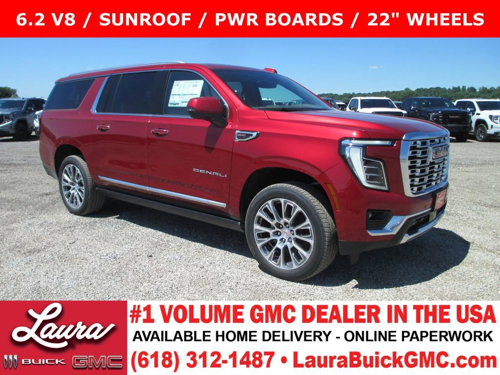 New 2026 GMC Yukon XL Denali w/ Sun & Power Step Package