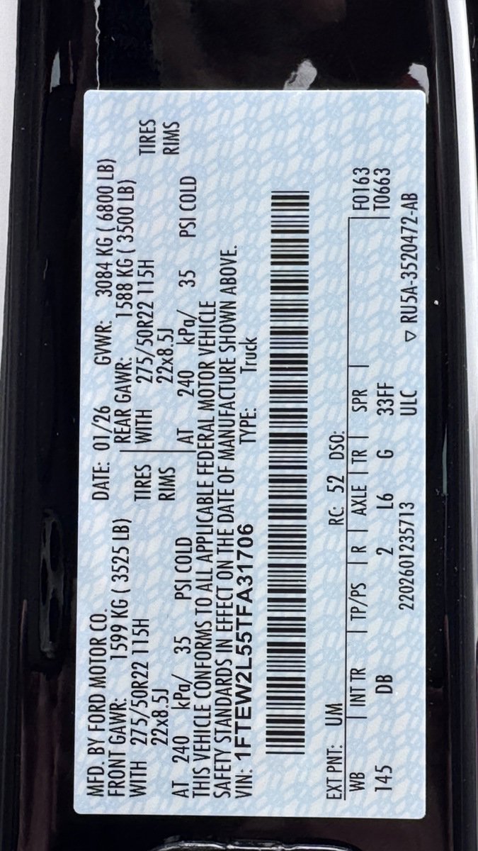 New 2026 Ford F150 STX w/ F-150 LOBO Package image 14