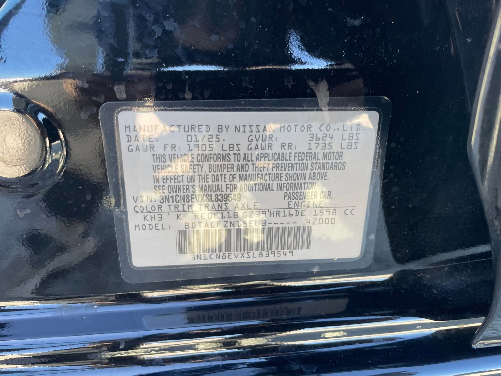 Used 2025 Nissan Versa SV image 27