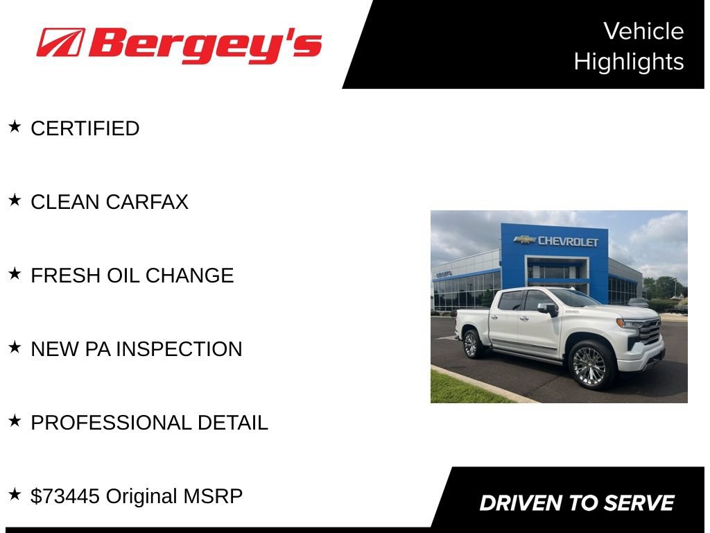 Certified 2022 Chevrolet Silverado 1500 High Country w/ Technology Package AWD/4WD image 4