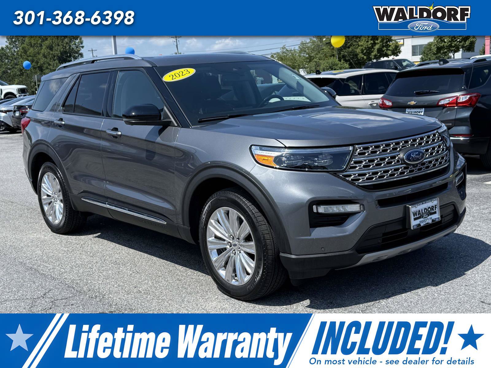Certified 2023 Ford Explorer Limited w/ Equipment Group 301A