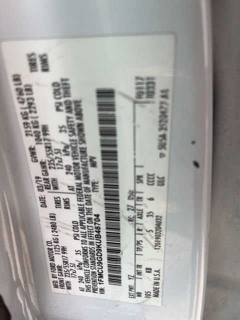 Used 2019 Ford Escape SE image 22