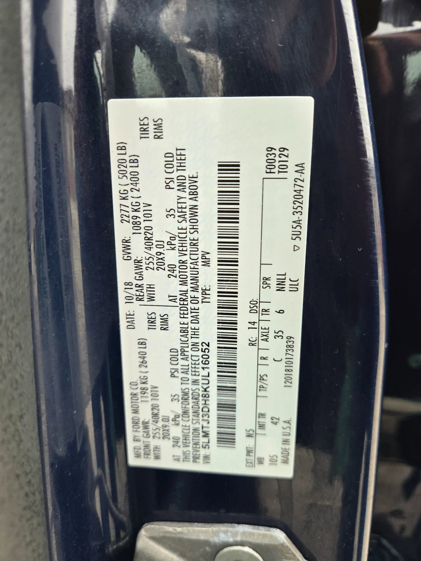 Used 2019 Lincoln MKC Reserve w/ MKC Climate Package image 17