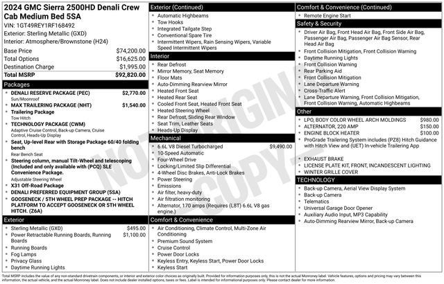 Used 2024 GMC Sierra 2500 Denali w/ Denali Reserve Package image 11