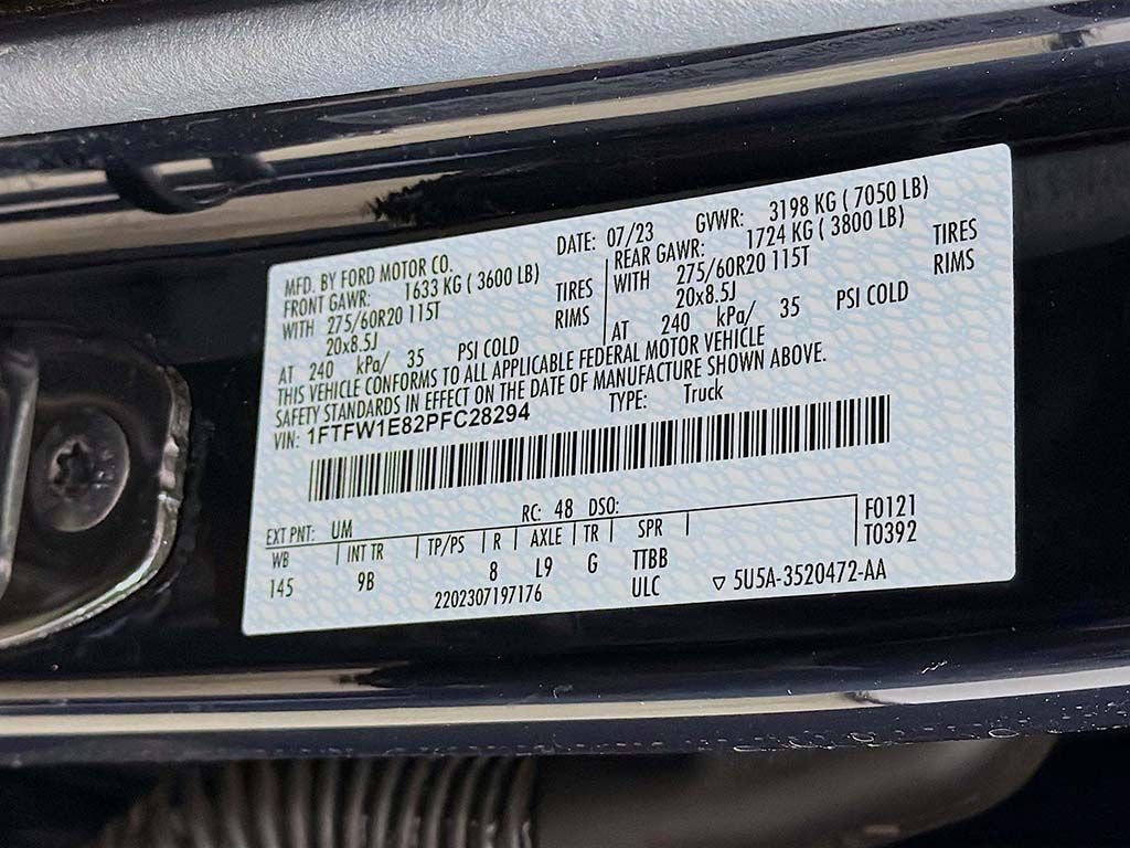 Used 2023 Ford F150 Platinum w/ Equipment Group 701A High AWD/4WD image 46