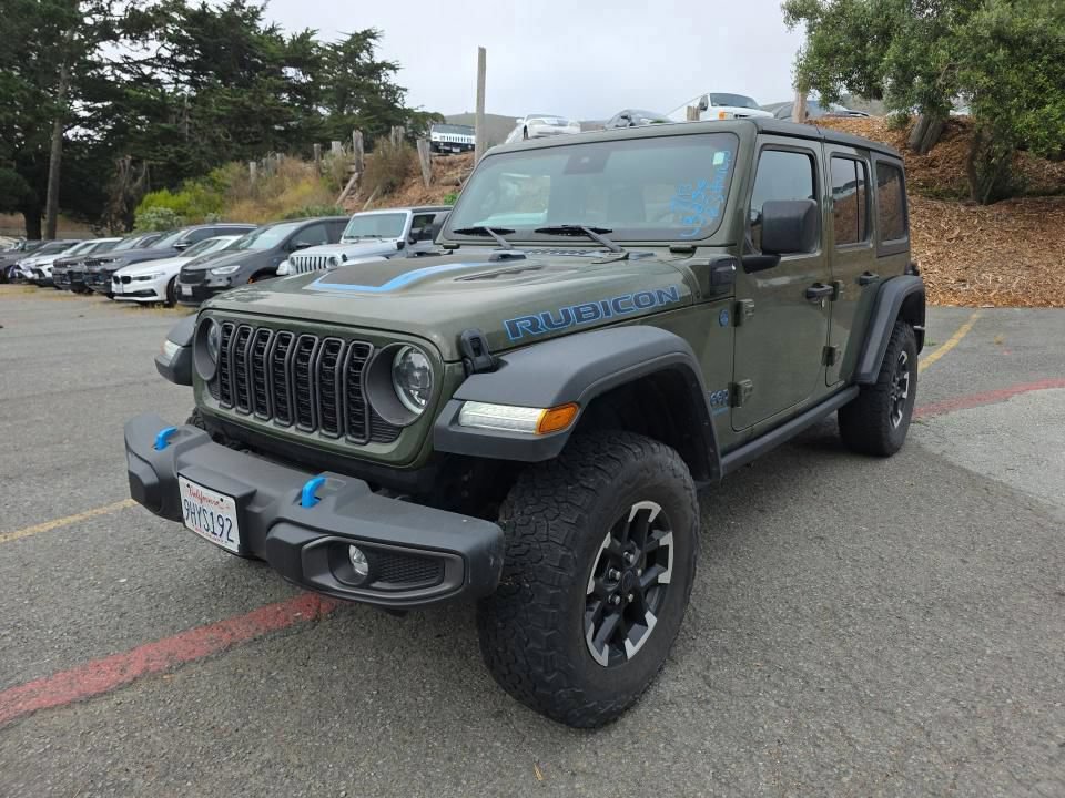 Used 2024 Jeep Wrangler Unlimited Rubicon 4xe w/ Convenience Group AWD/4WD image 1
