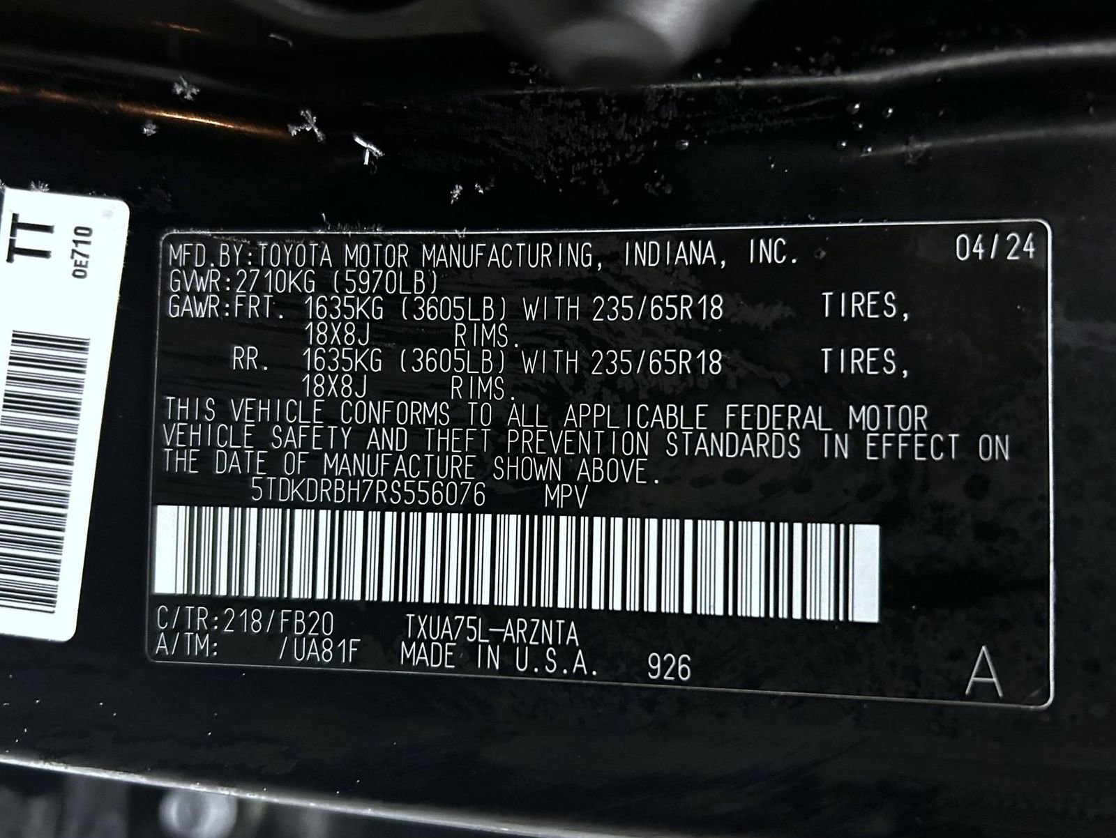 Used 2024 Toyota Highlander LE AWD/4WD image 26