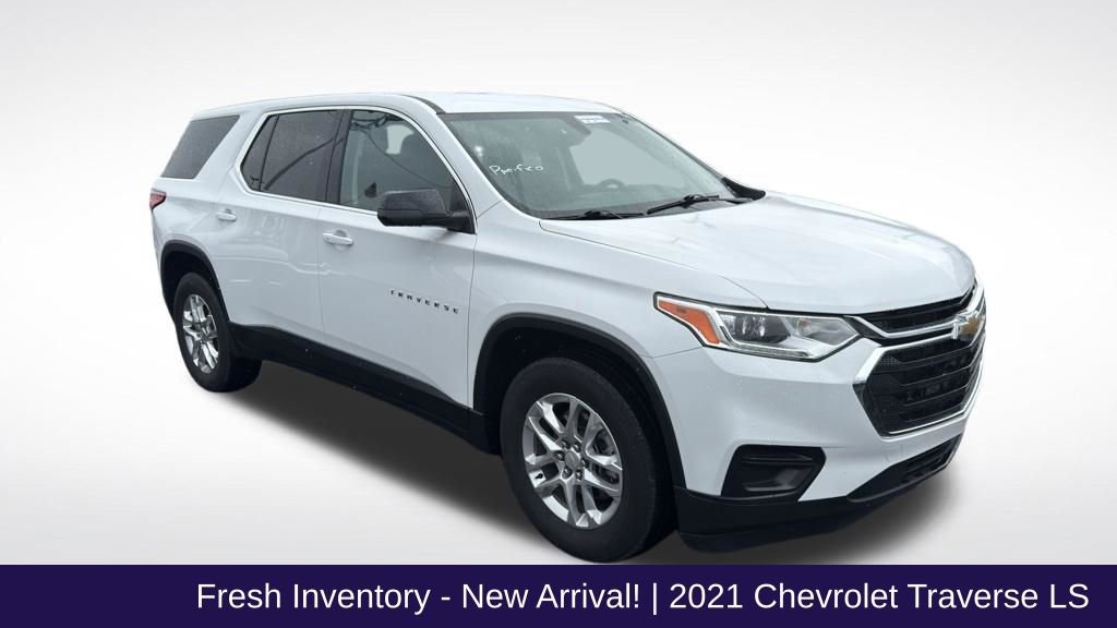 Used 2021 Chevrolet Traverse LS AWD/4WD image 1