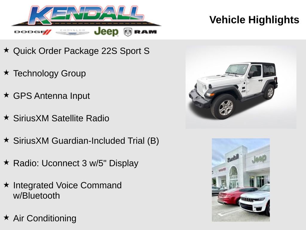 Used 2022 Jeep Wrangler Sport S image 3