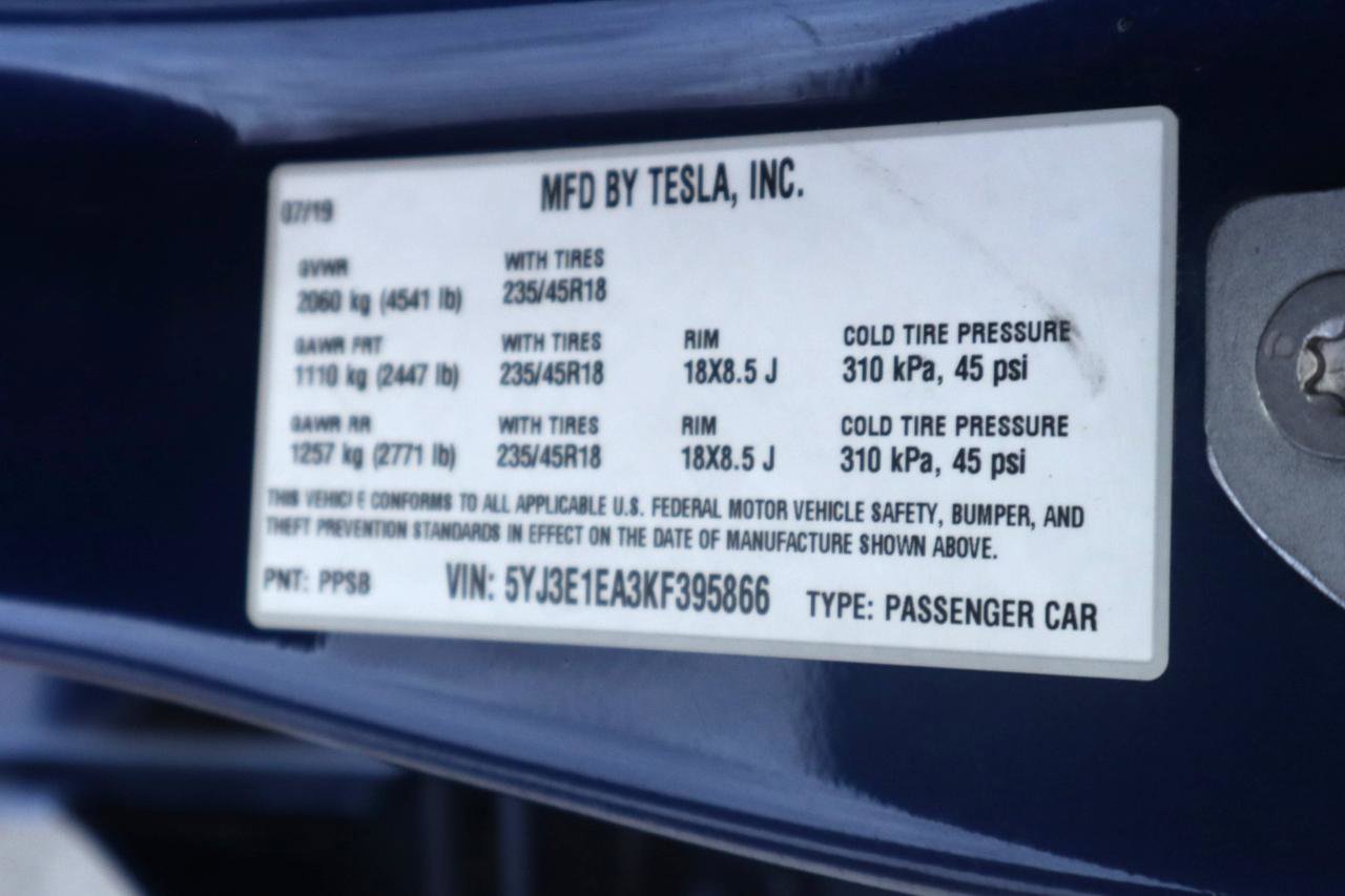 Used 2019 Tesla Model 3 Mid Range image 40