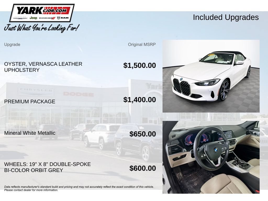 Used 2023 BMW 430i xDrive Convertible w/ Premium Package AWD/4WD image 5