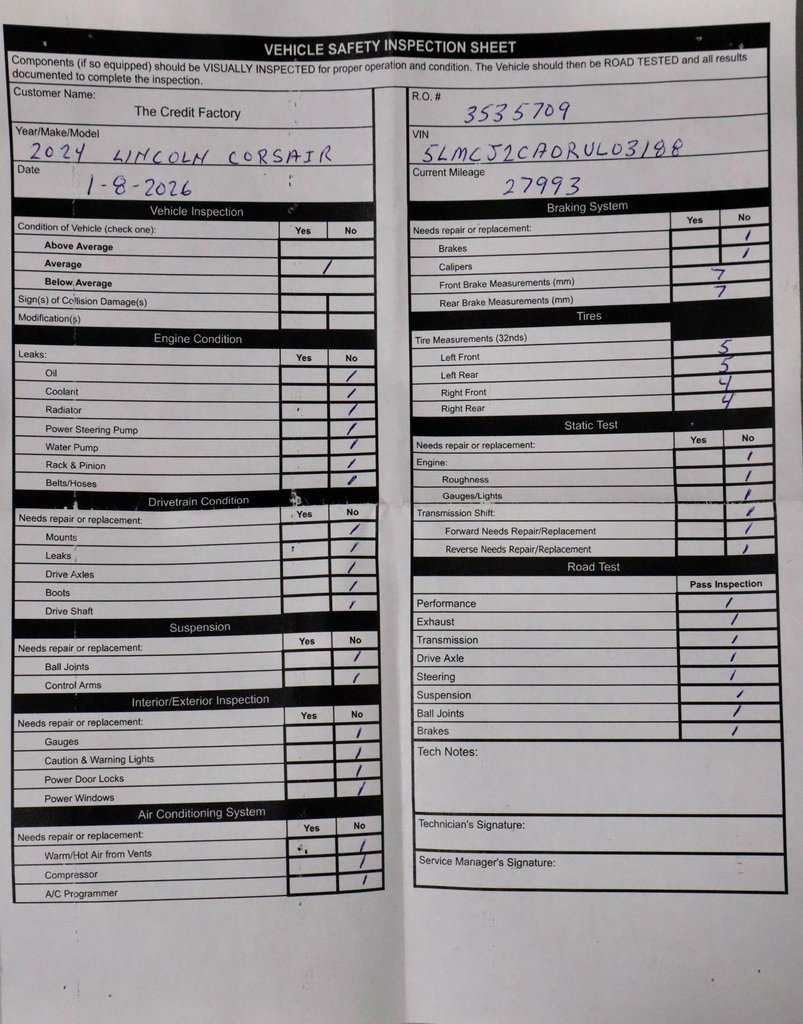 Used 2024 Lincoln Corsair Reserve w/ Equipment Group 201A image 6