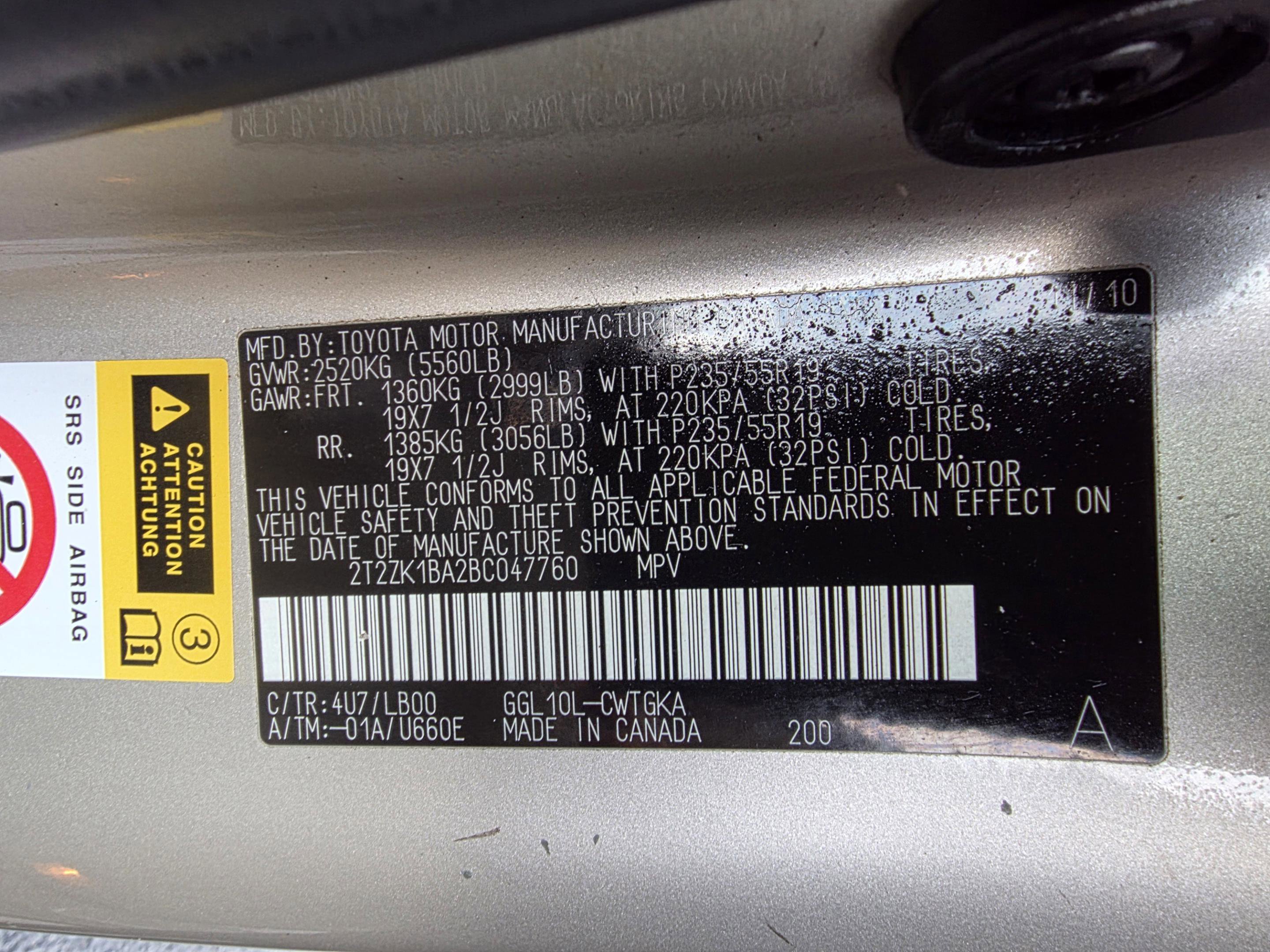 Used 2011 Lexus RX 350 2WD w/ Premium Pkg image 30