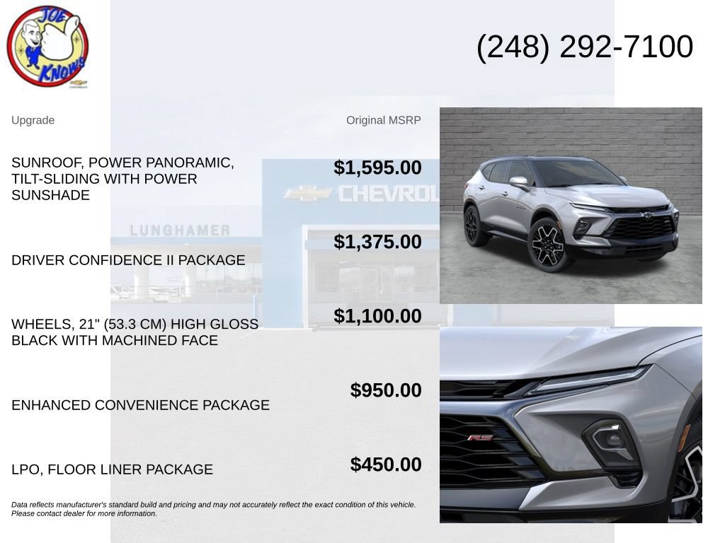 New 2026 Chevrolet Blazer RS w/ Driver Confidence II Package AWD/4WD image 5