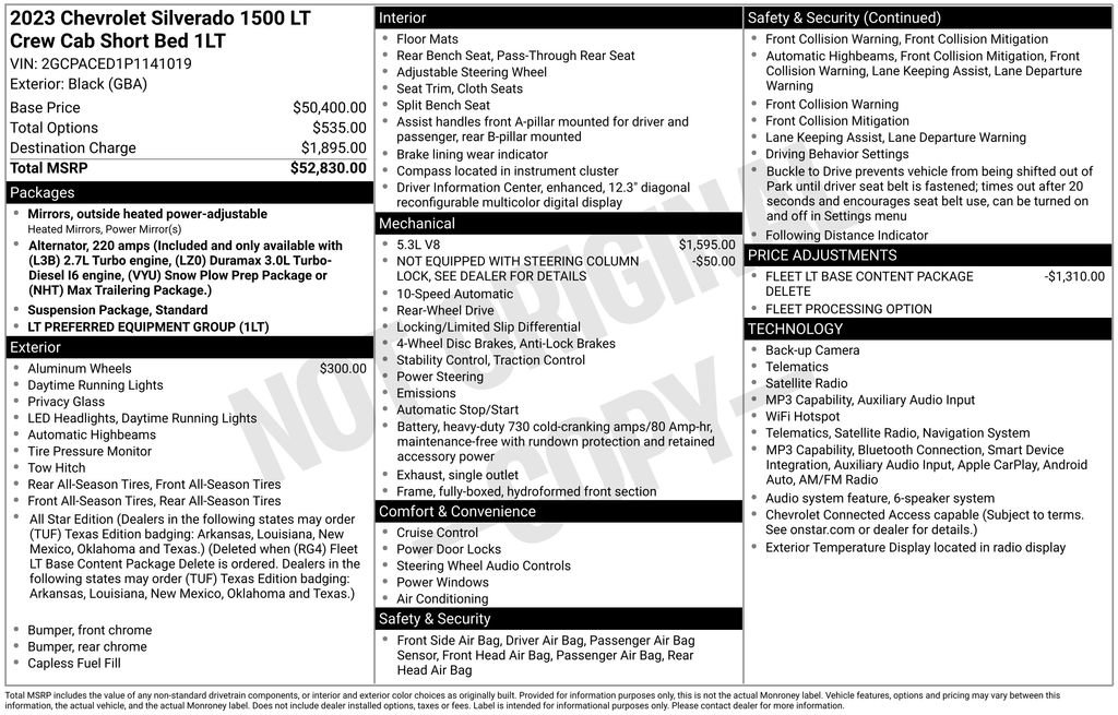 Used 2023 Chevrolet Silverado 1500 LT RWD image 42