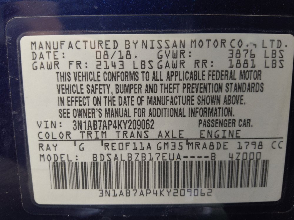 Used 2019 Nissan Sentra S FWD image 33