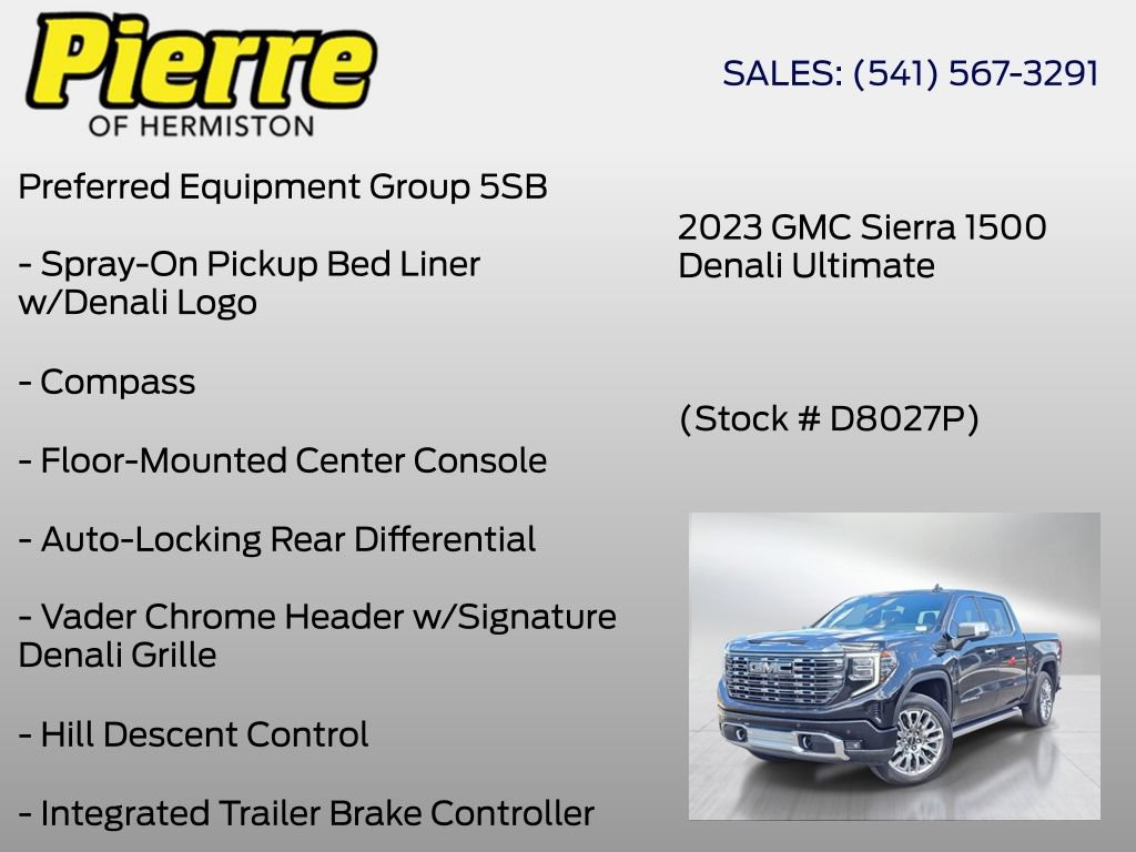 Used 2023 GMC Sierra 1500 Denali Ultimate AWD/4WD image 18