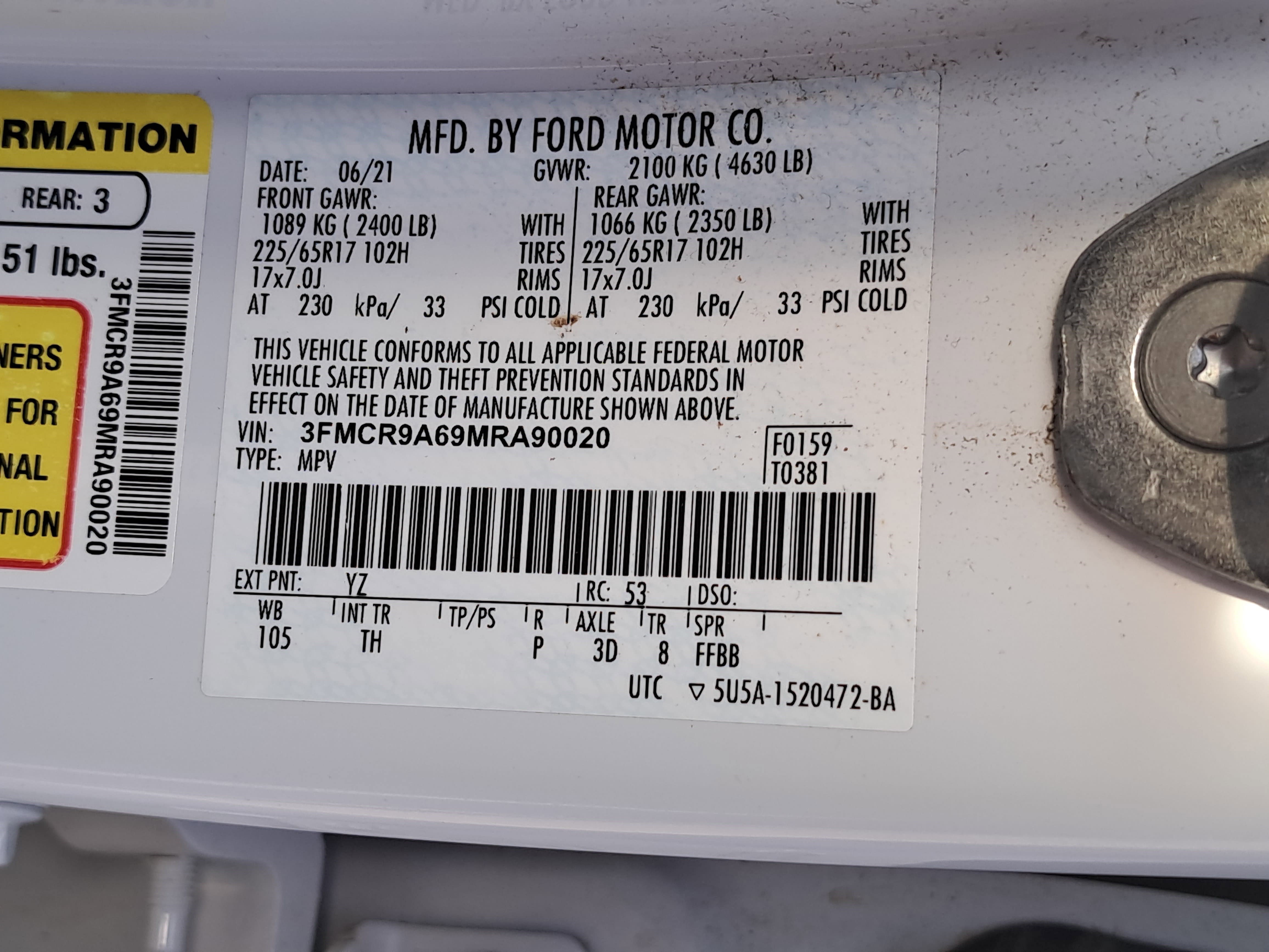 Used 2021 Ford Bronco Sport AWD/4WD image 32