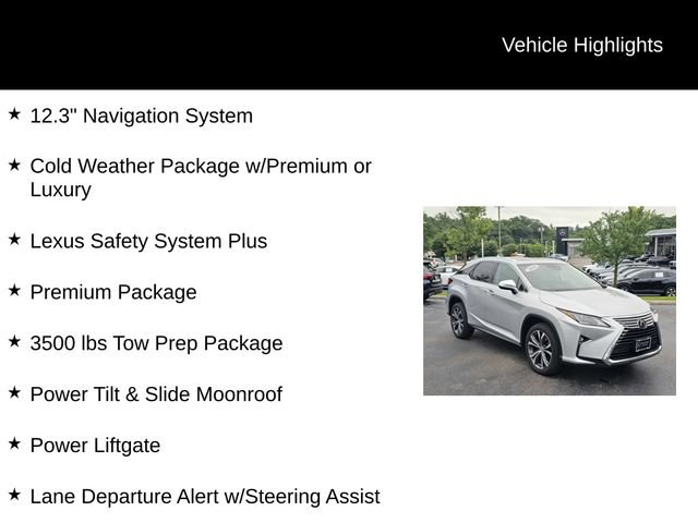 Used 2016 Lexus RX 350 AWD w/ Premium Package image 5