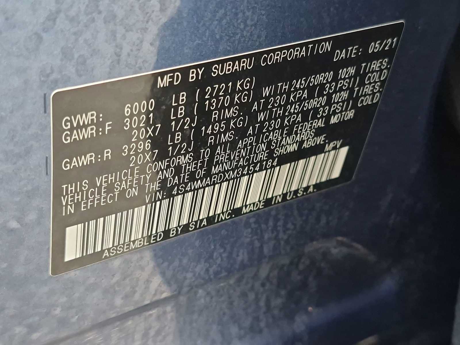 Used 2021 Subaru Ascent Touring AWD/4WD image 36