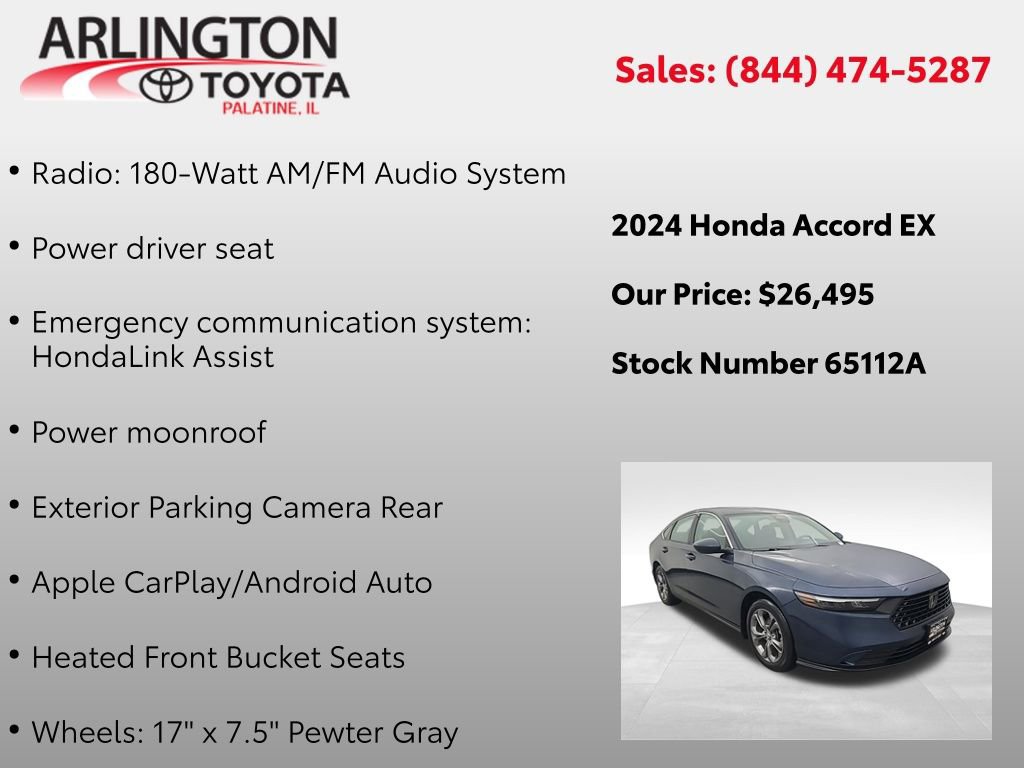 Used 2024 Honda Accord EX video 3