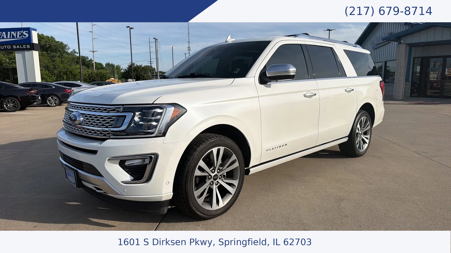Used 2020 Ford Expedition Max Platinum