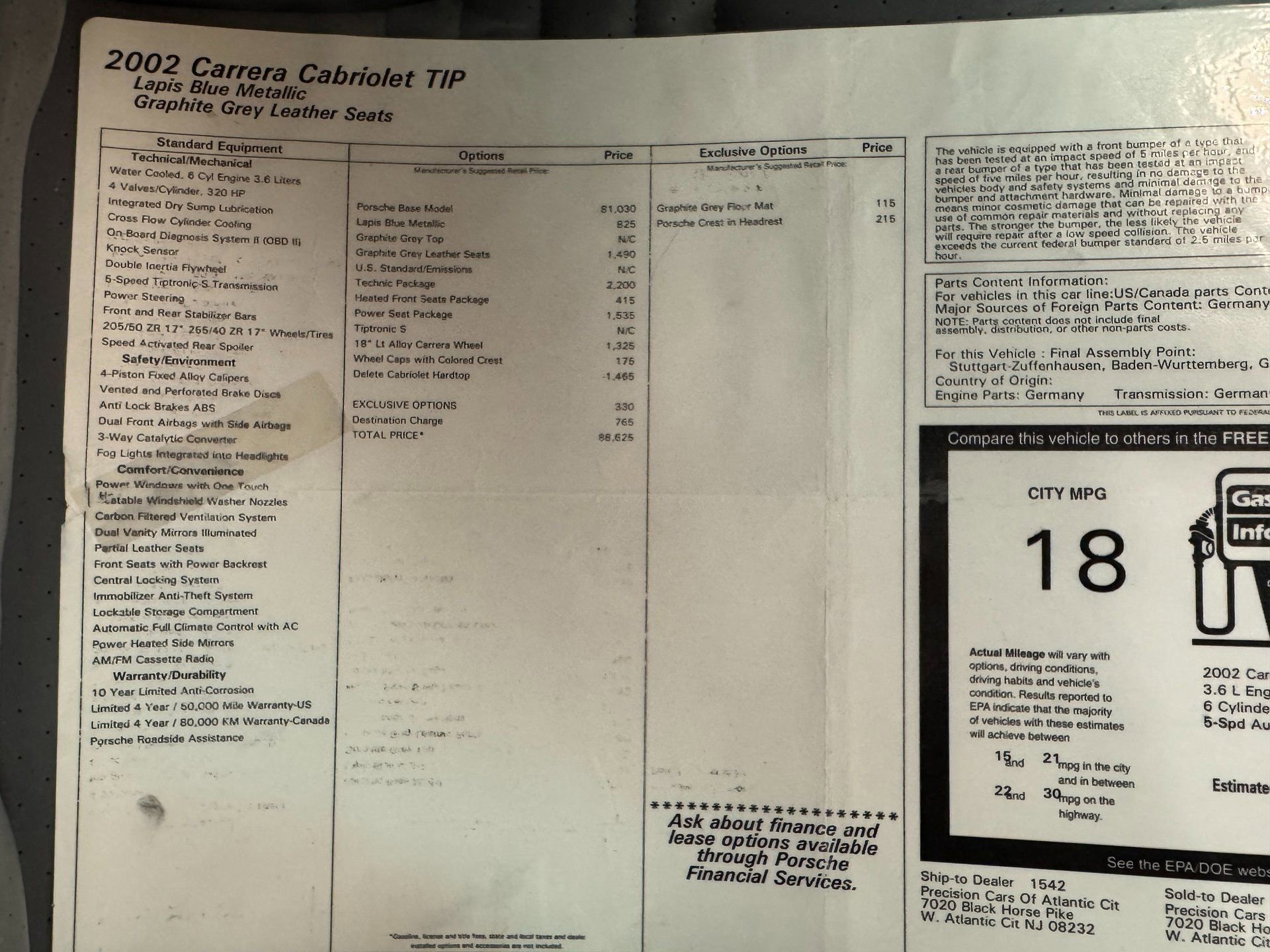 Used 2002 Porsche 911 Carrera image 45