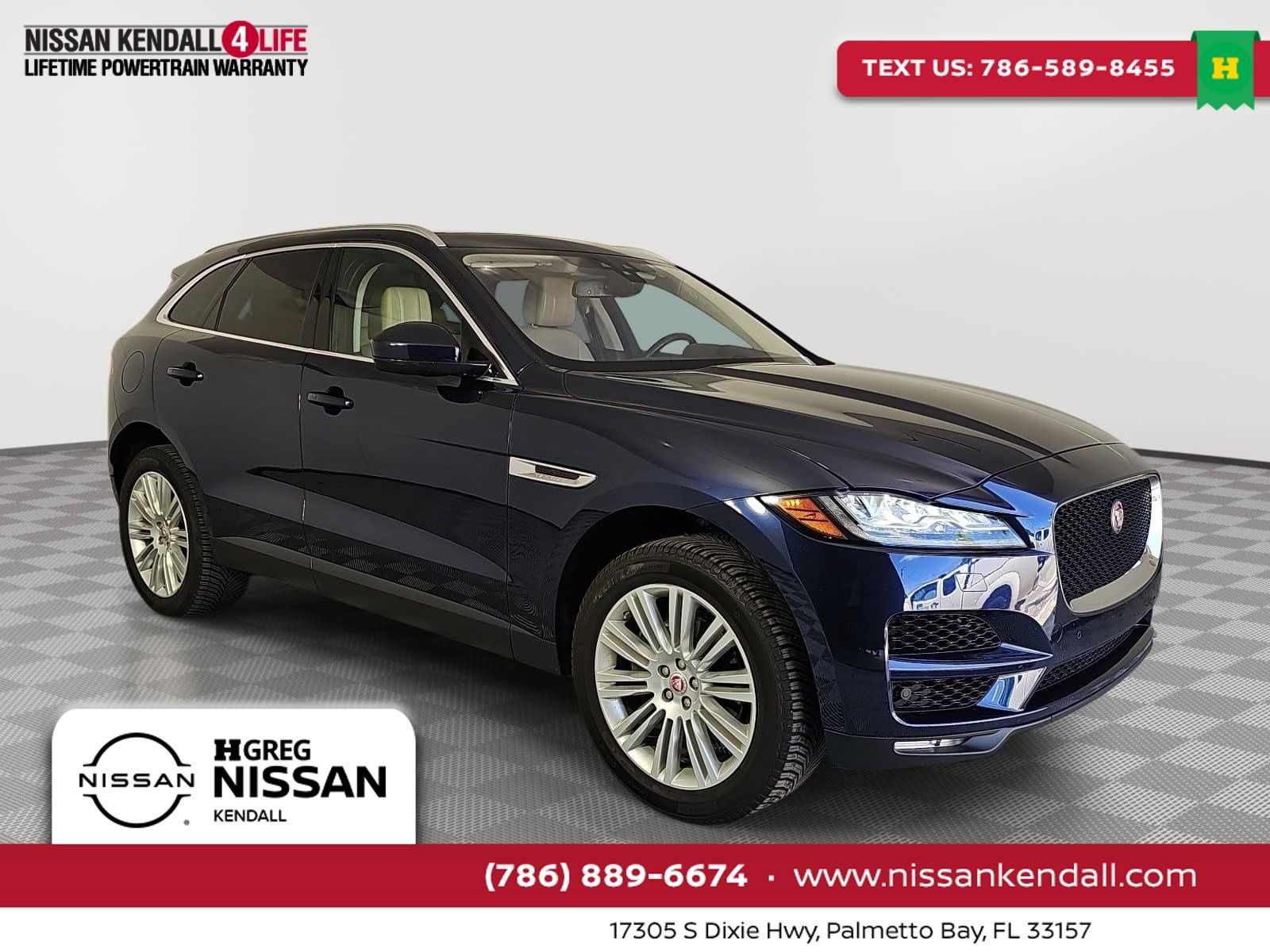 Used 2018 Jaguar F-PACE Portfolio AWD/4WD image 1