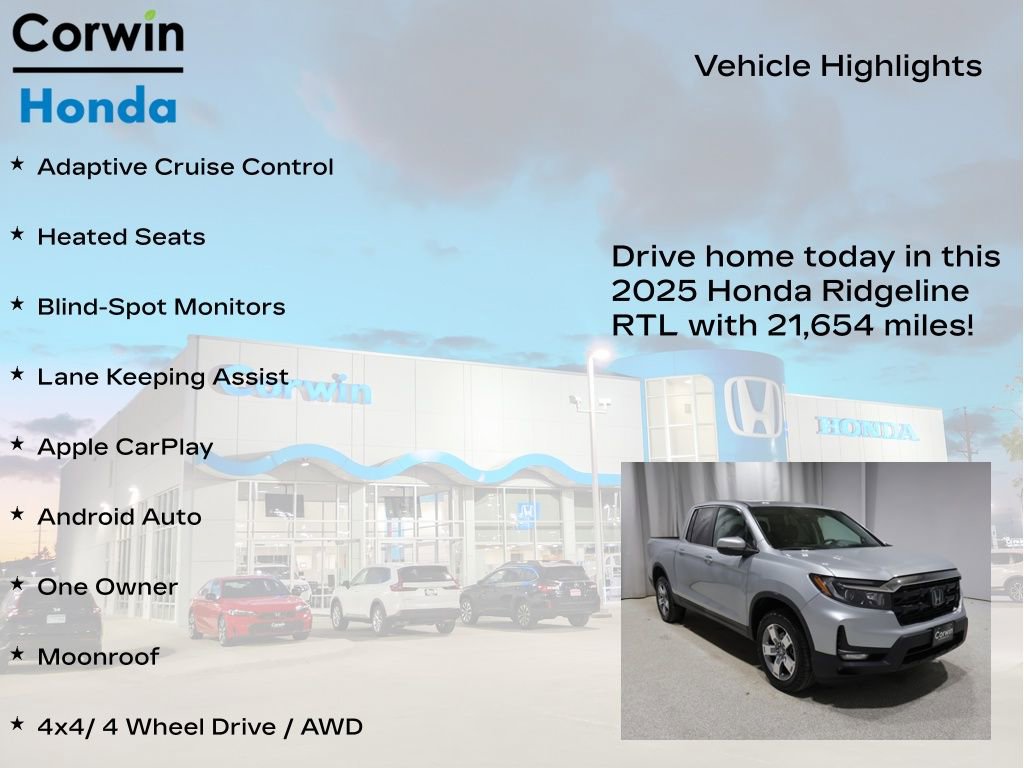 Used 2025 Honda Ridgeline RTL image 6