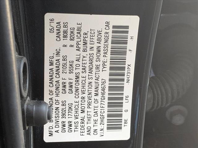 Used 2016 Honda Civic EX-L image 25