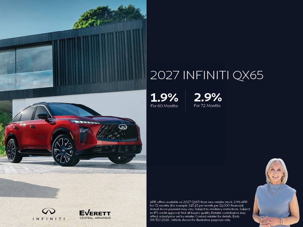 New 2027 INFINITI QX65 Luxe w/ Cargo Package AWD/4WD image 2