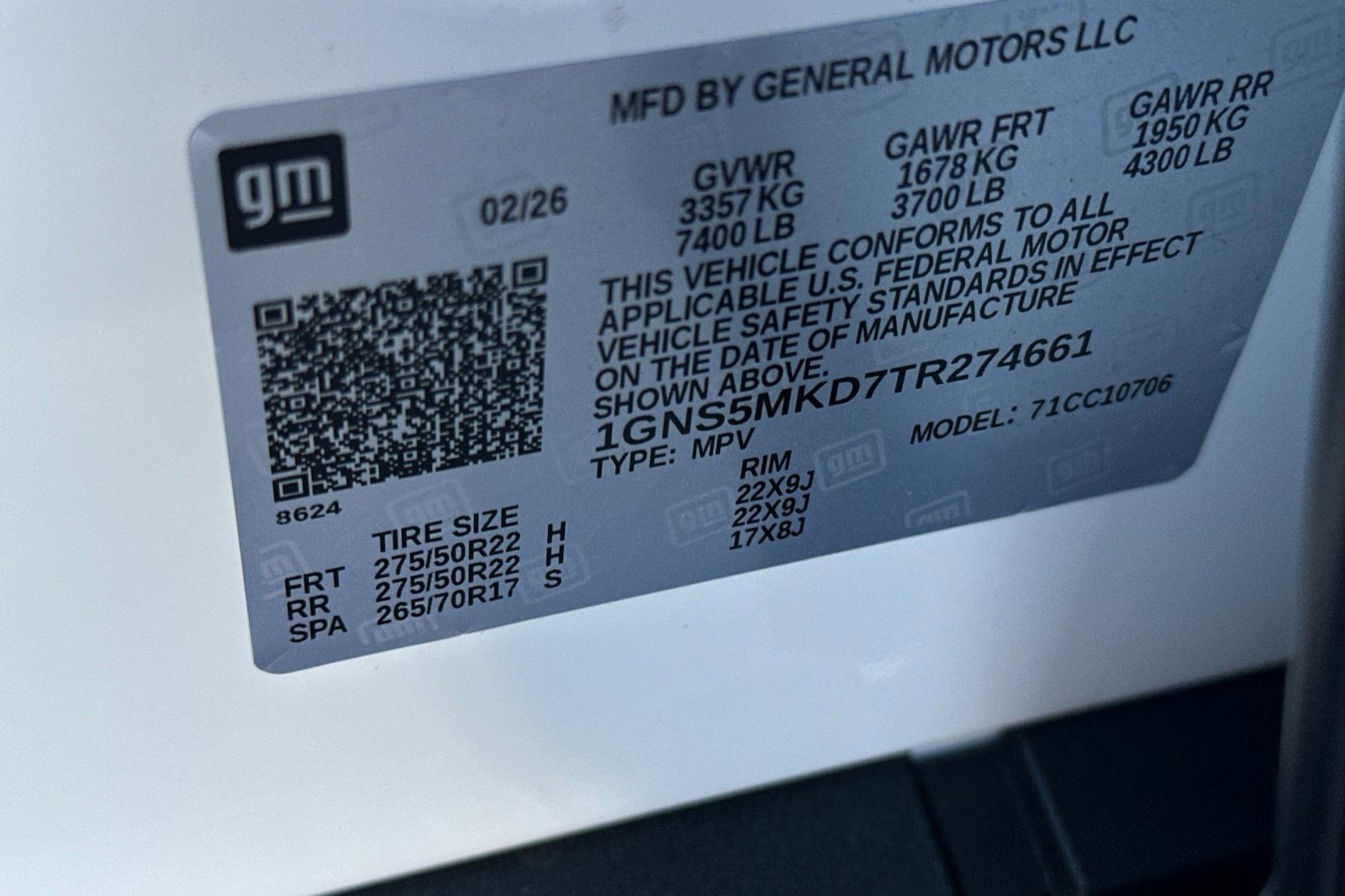 New 2026 Chevrolet Tahoe LS w/ LPO, Dark Essentials Package RWD image 29