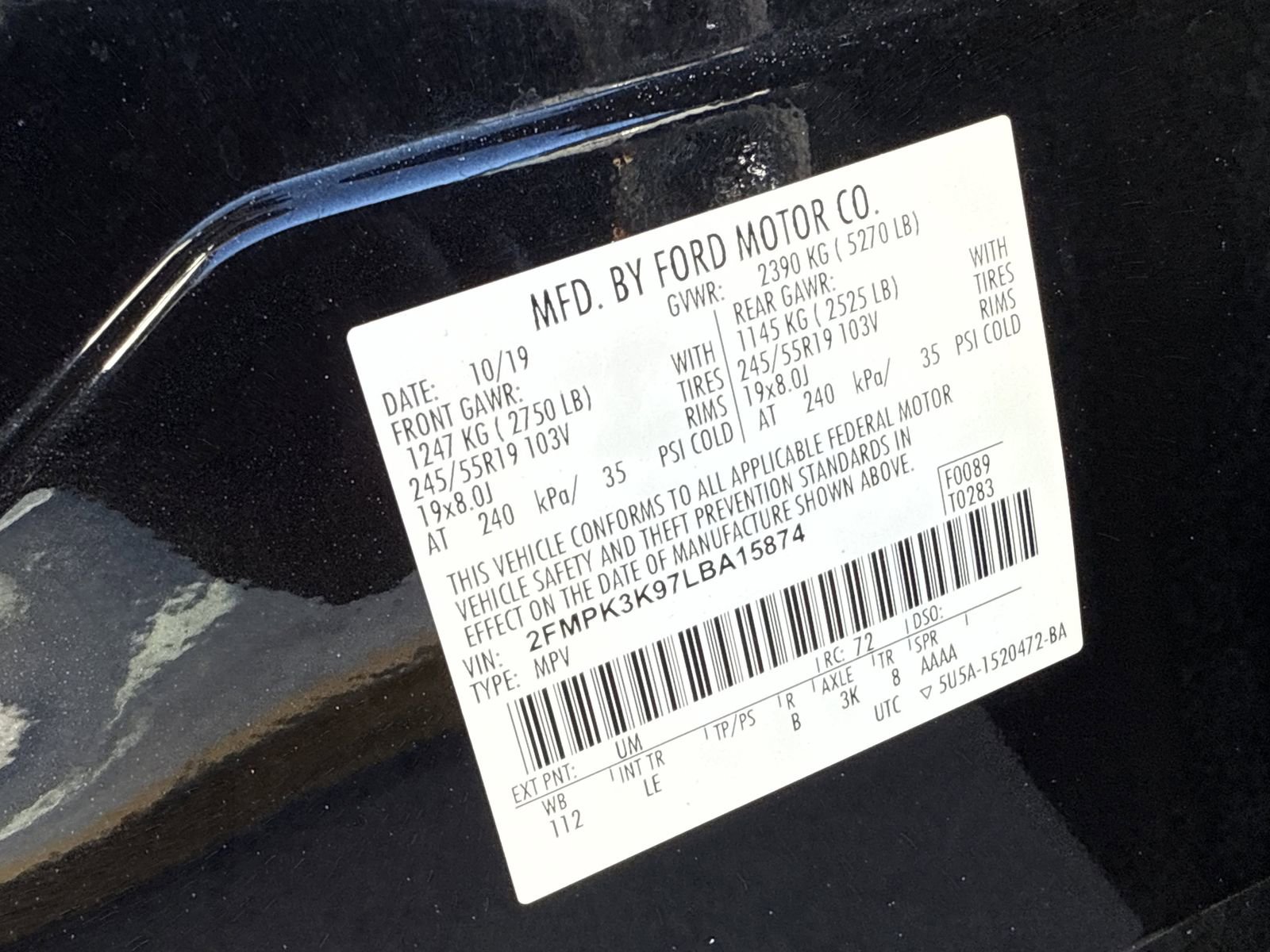 Used 2020 Ford Edge Titanium image 30