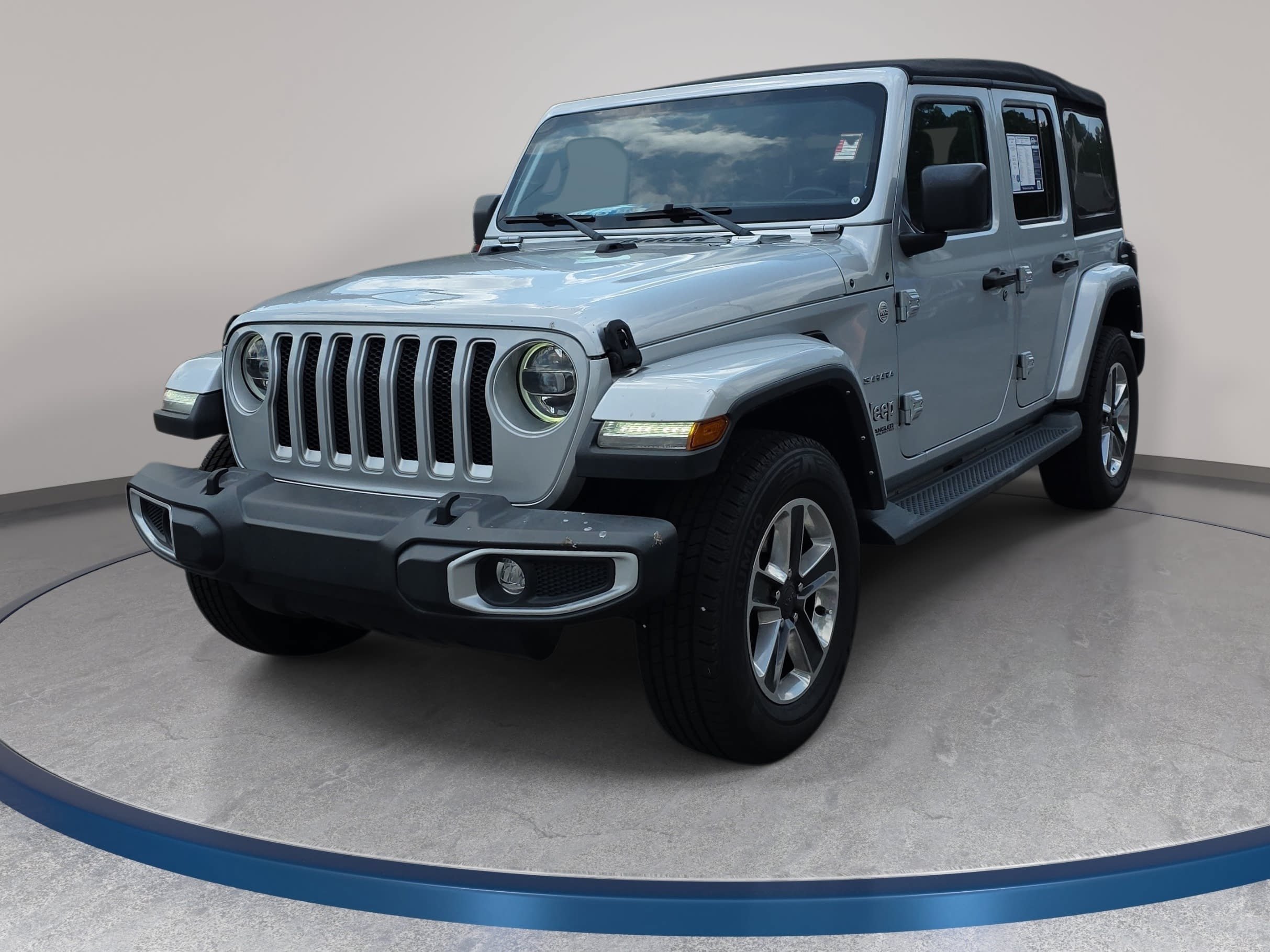 Used 2022 Jeep Wrangler Unlimited Sahara w/ LED Lighting Group AWD/4WD image 1