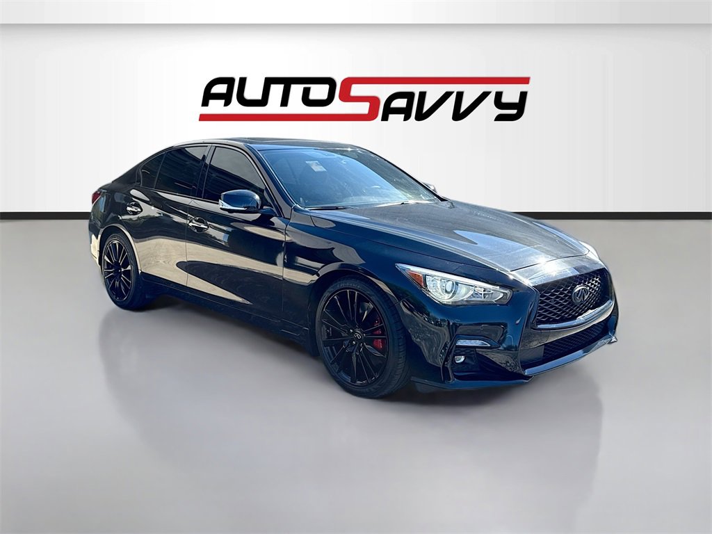 Used 2023 INFINITI Q50 Red Sport 400 w/ Black Opal Edition