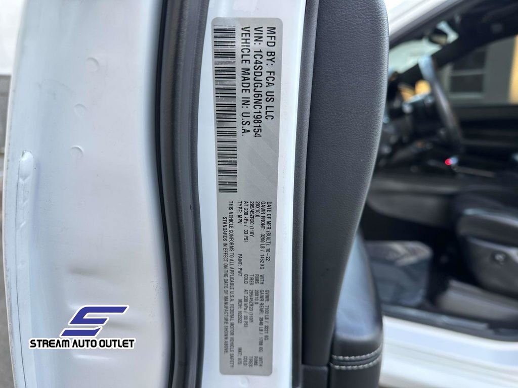 Used 2022 Dodge Durango SRT w/ Premium Interior Group image 21