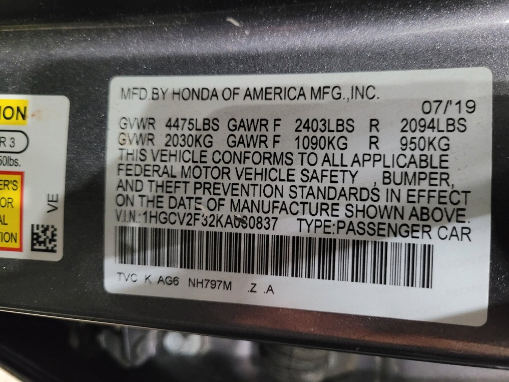 Used 2019 Honda Accord Sport image 33