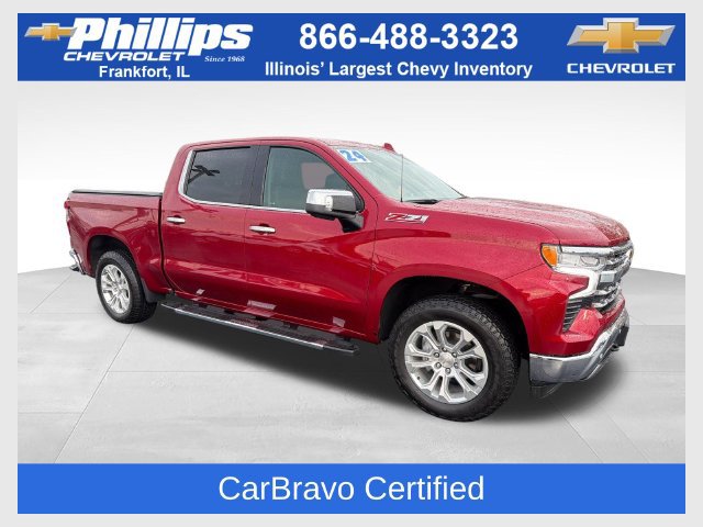 Certified 2024 Chevrolet Silverado 1500 LTZ w/ Technology Package AWD/4WD 360° Tour