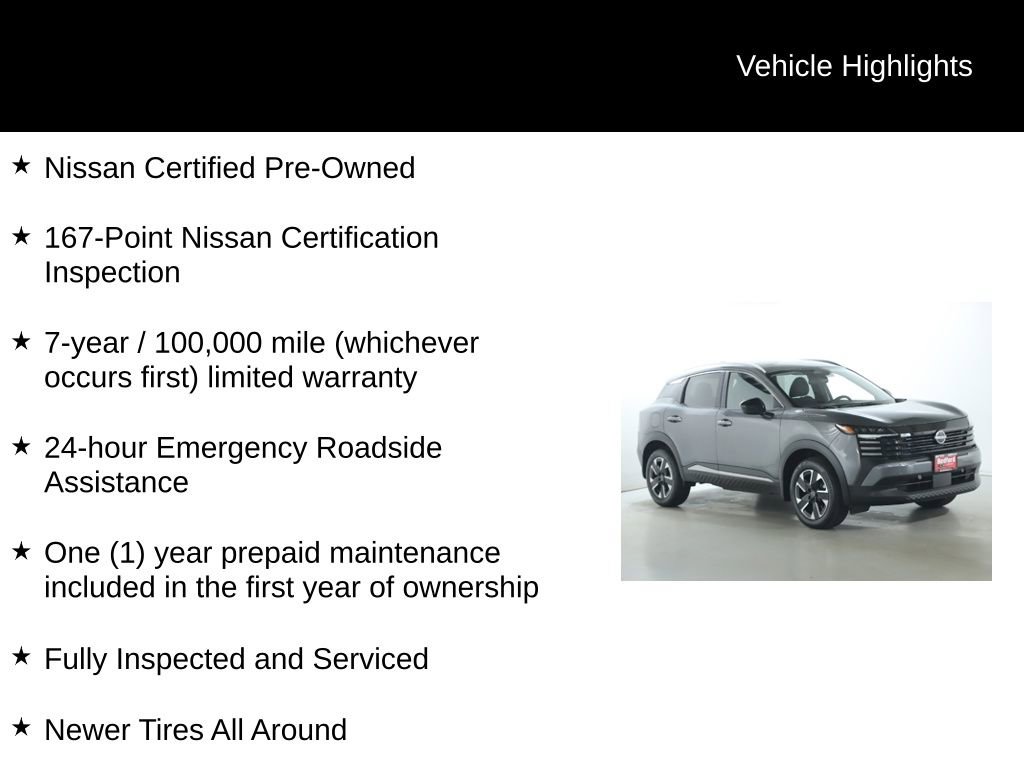 Certified 2026 Nissan Kicks SV w/ SV Premium Package image 4